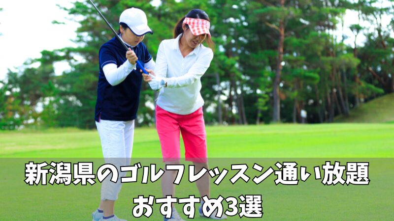 新潟県のゴルフレッスン通い放題のおすすめは？厳選した3つを紹介！ 